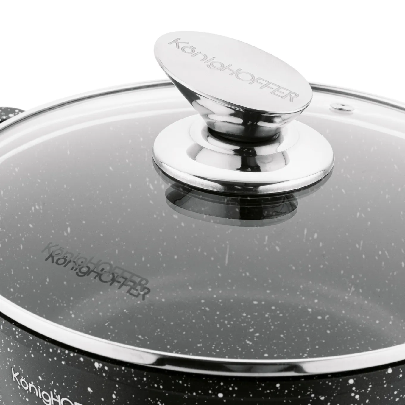 Garnek na indukcję z pokrywką Konighoffer Pollo 6,3 l