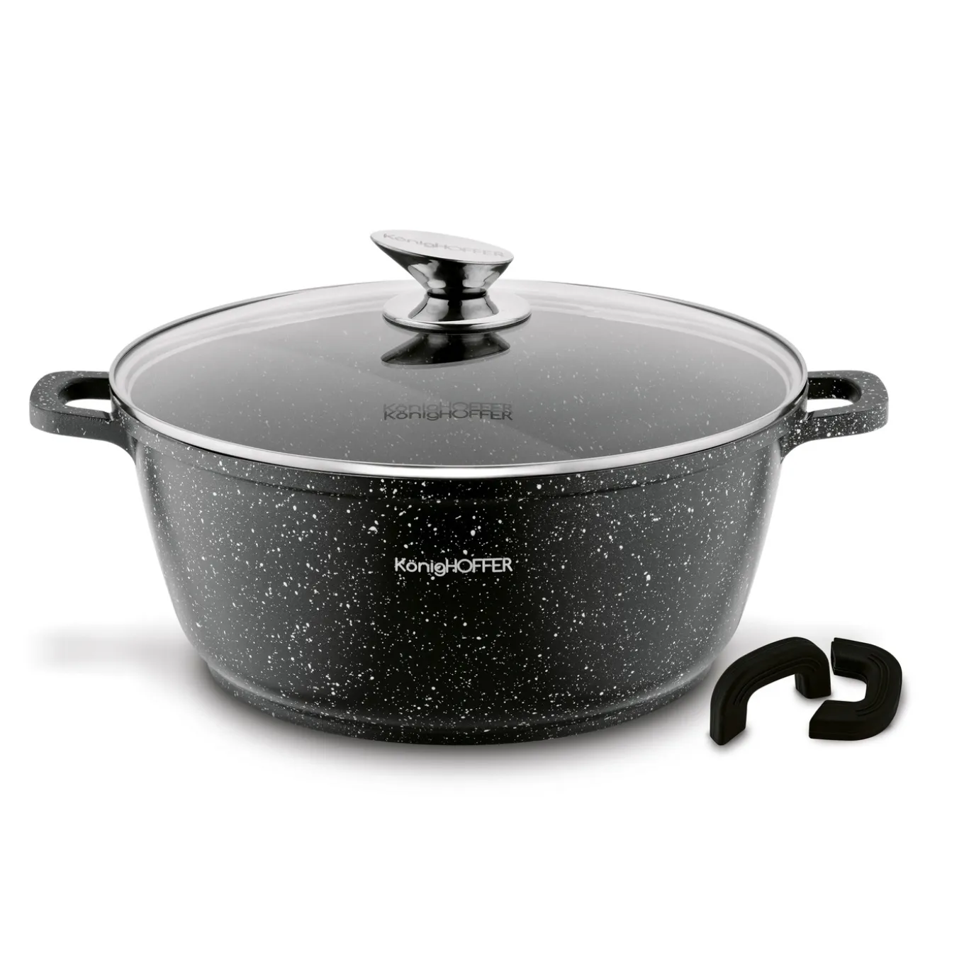 Garnek na indukcję z pokrywką Konighoffer Pollo 6,3 l