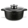 Garnek na indukcję z pokrywką Konighoffer Pollo Black 4,5 l
