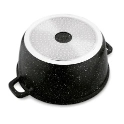 Garnek na indukcję z pokrywką Konighoffer Pollo Black 4,5 l
