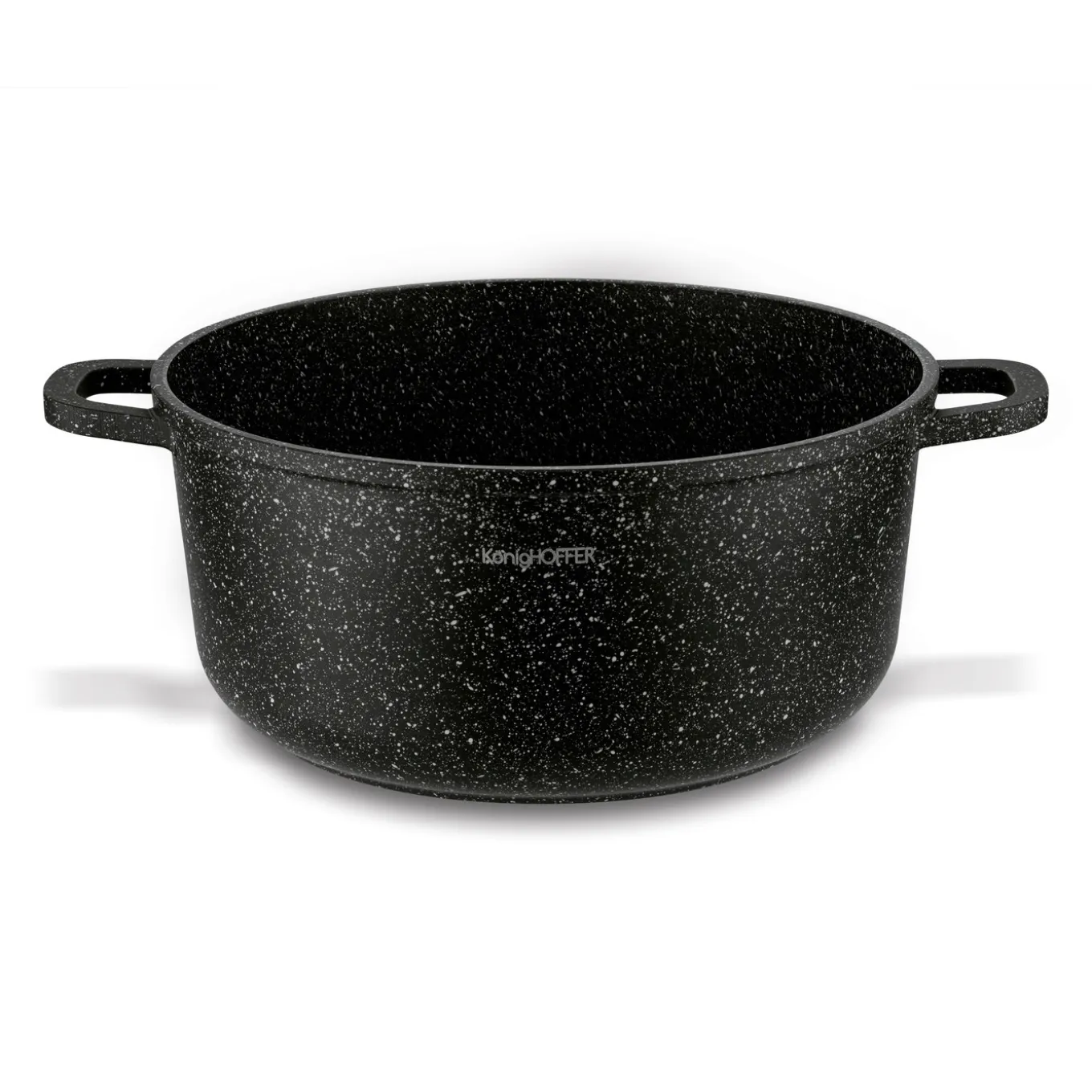 Garnek na indukcję z pokrywką Konighoffer Pollo Black 4,5 l