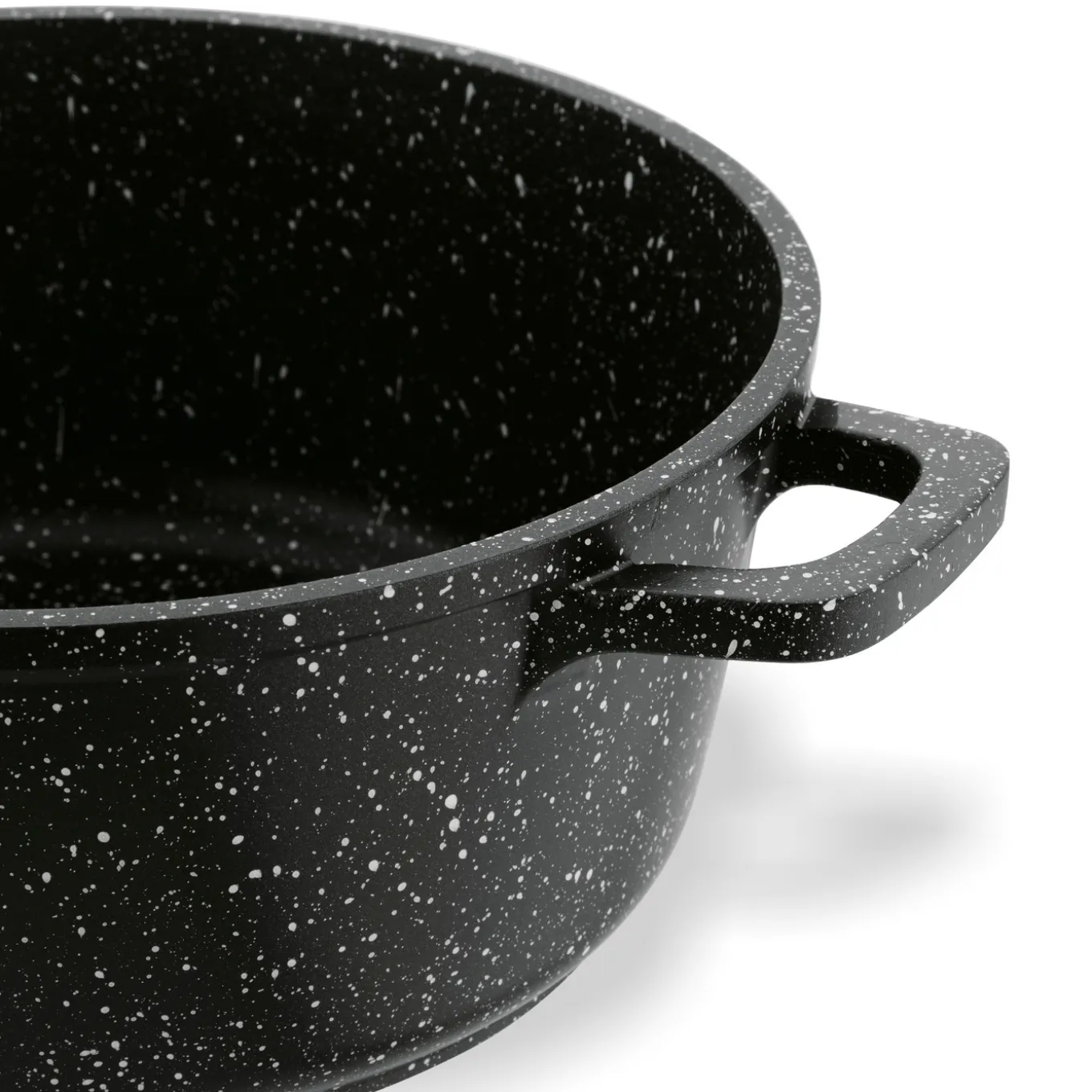 Garnek na indukcję z pokrywką Konighoffer Pollo Black 4,5 l