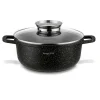 Garnek na indukcję z pokrywką Konighoffer Pollo Black 2,3 l