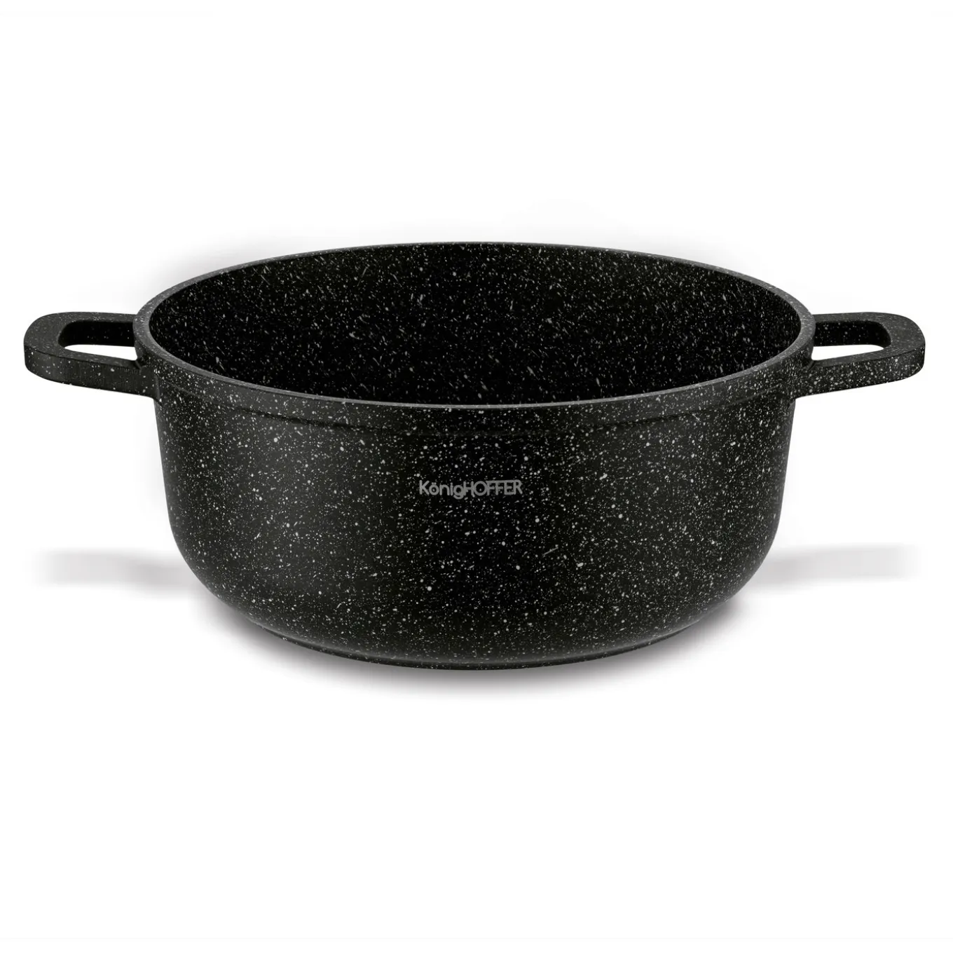 Garnek na indukcję z pokrywką Konighoffer Pollo Black 2,3 l