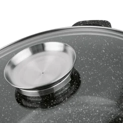 Garnek na indukcję z pokrywką Konighoffer Pollo Black 6,5 l