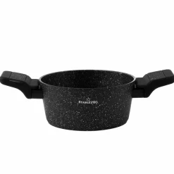 Garnek na indukcję z powłoką marmurową i pokrywką Starke Pro Ceres Marble 1,2 l