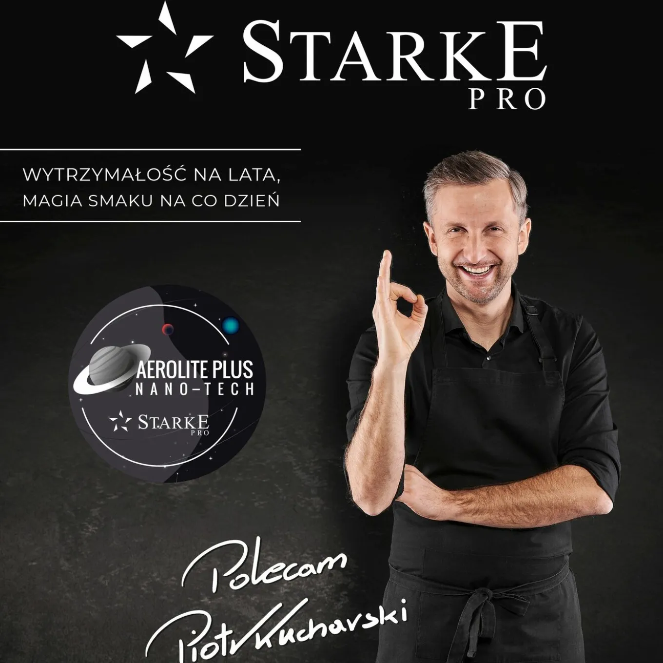 Garnek na indukcję z powłoką marmurową i pokrywką Starke Pro Ceres Marble 1,2 l