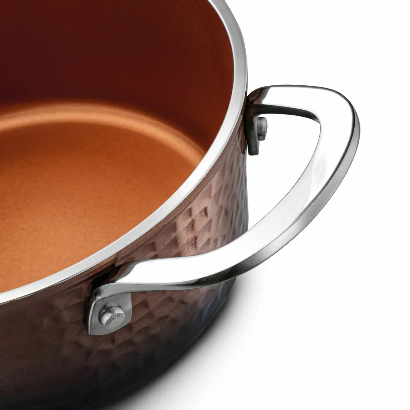 Garnek na indukcję z powłoką nieprzywierającą Starke Pro Glossy Copper 1,6 l