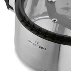 Garnek nierdzewny z pokrywką Starke Pro Rigor 1,7 l