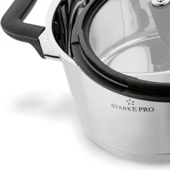 Garnek nierdzewny z pokrywką Starke Pro Rigor 1,7 l
