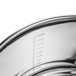 Garnek prosty II ze stali nierdzewnej z pokrywką Tadar 23,5 l