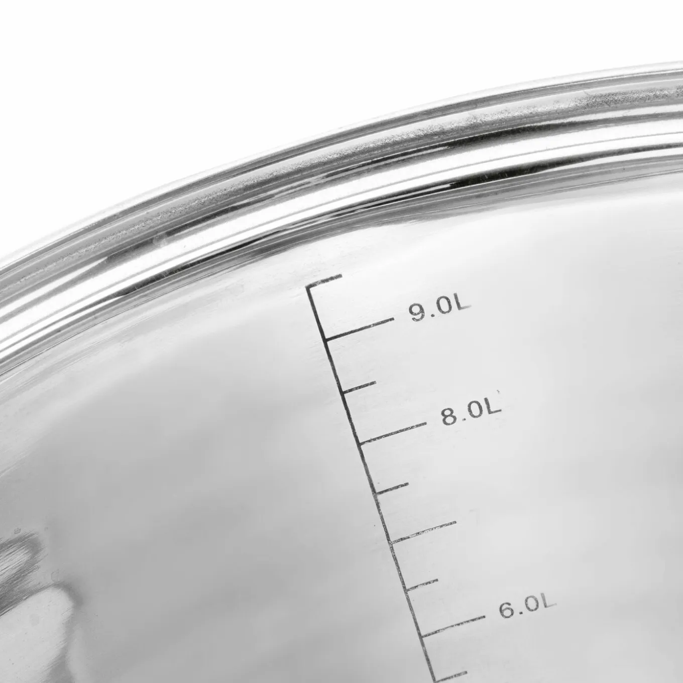 Garnek prosty ze stali nierdzewnej z pokrywką Tadar 10 litrów