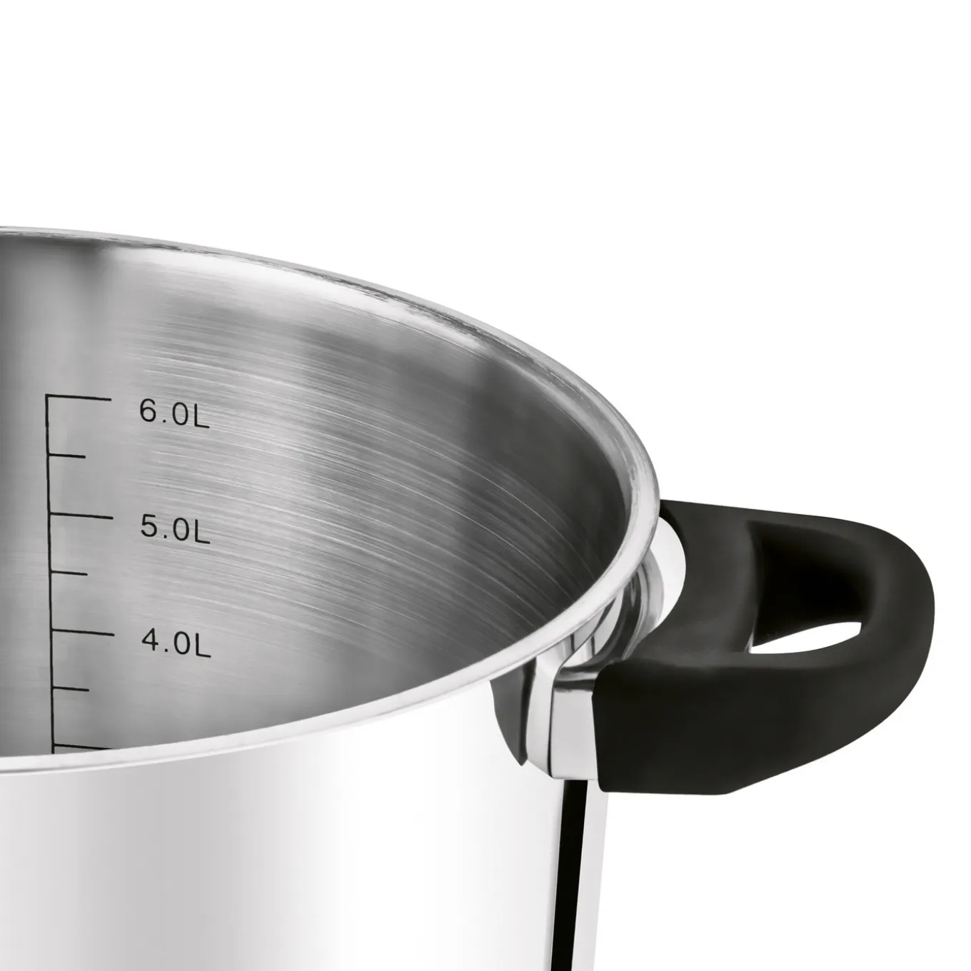 Garnek wysoki nierdzewny z pokrywką Starke Pro Sante 6,5 l indukcja