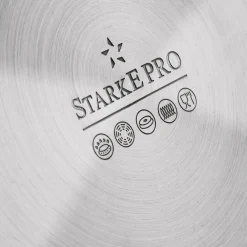 Garnek wysoki ze stali nierdzewnej z pokrywką Starke Pro Aveiro 17 l
