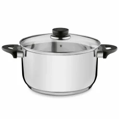 Garnek ze stali nierdzewnej Tadar Basic 24 cm z pokrywką 5,7 l