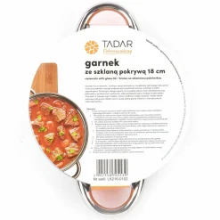 Garnek ze stali nierdzewnej Tadar Cori 18 cm z pokrywką