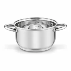 Garnek ze stali nierdzewnej Tadar Cori 18 cm z pokrywką