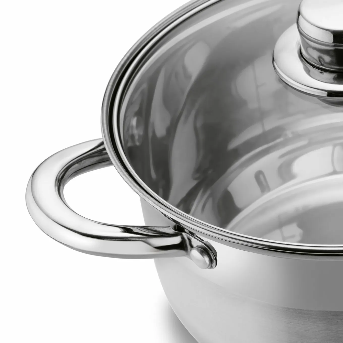Garnek ze stali nierdzewnej Tadar Luzon 2,3 l z pokrywką