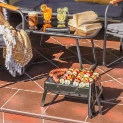 Grill przenośny składany Tadar 35 x 27,5 x 19,5 cm