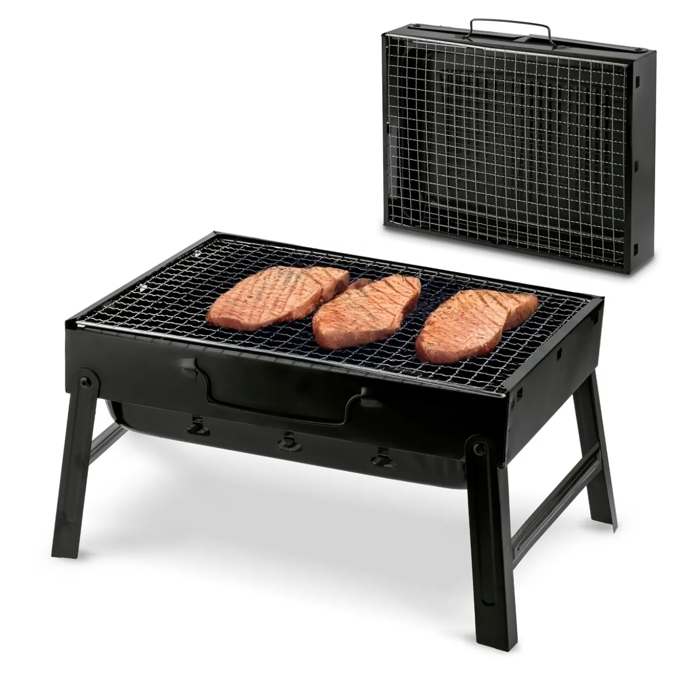 Grill przenośny składany Tadar 35 x 27,5 x 19,5 cm
