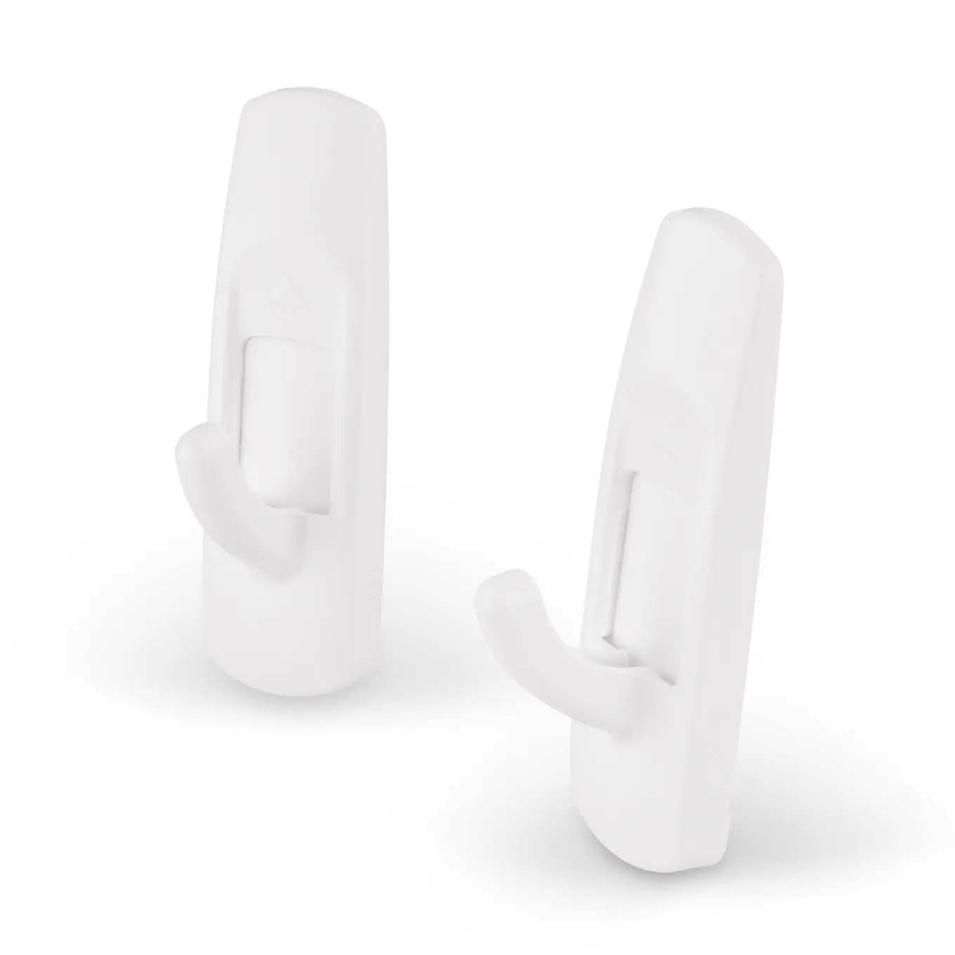 Haczyki samoprzylepne 2 sztuki białe Tadar Quickfix 7,5 x 2,3 x 2,8 cm