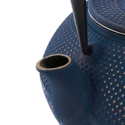 Imbryk do herbaty z zaparzaczem żeliwny Konighoffer Hanako 1,2 l granatowy