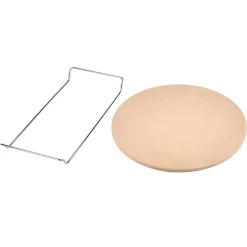 Kamień do pizzy ze stojakiem i radełkiem Konighoffer 33 cm