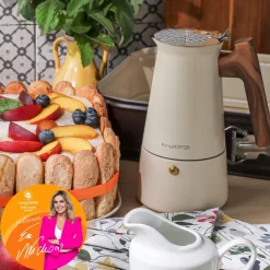 Kawiarka nierdzewna Konighoffer Cortado 6 filiżanek kremowa