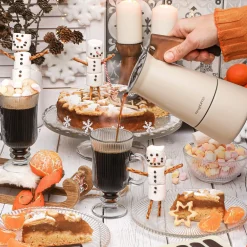 Kawiarka nierdzewna Konighoffer Cortado 6 filiżanek kremowa