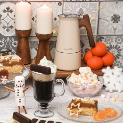 Kawiarka nierdzewna Konighoffer Cortado 6 filiżanek kremowa
