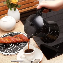 Kawiarka włoska KonigHOFFER Black Granite Marble 450 ml