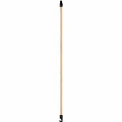 Kij drewniany do mopa z plastikowym gwintem Gomer 110 cm czarny