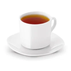 Komplet 6 filiżanek do kawy ze spodkami Tadar 220 ml