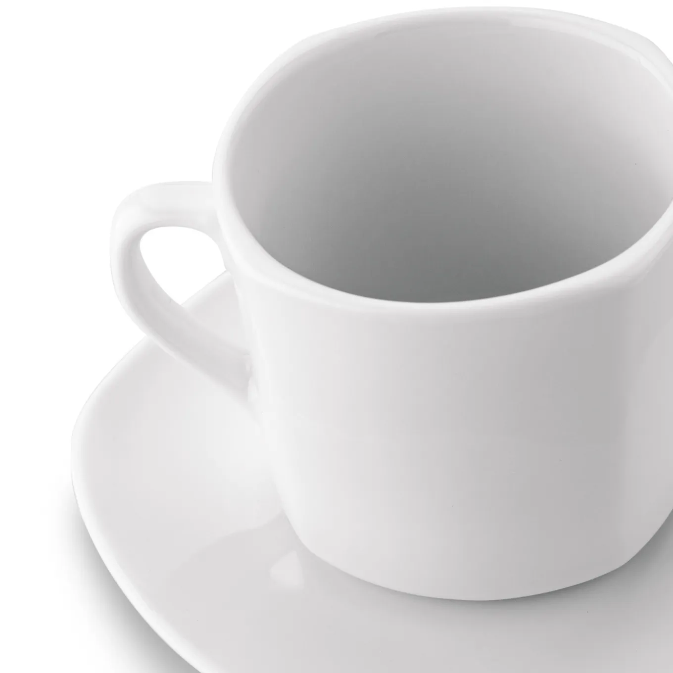 Komplet 6 filiżanek do kawy ze spodkami Tadar 220 ml