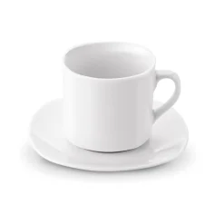 Komplet 6 filiżanek do kawy ze spodkami Tadar 220 ml