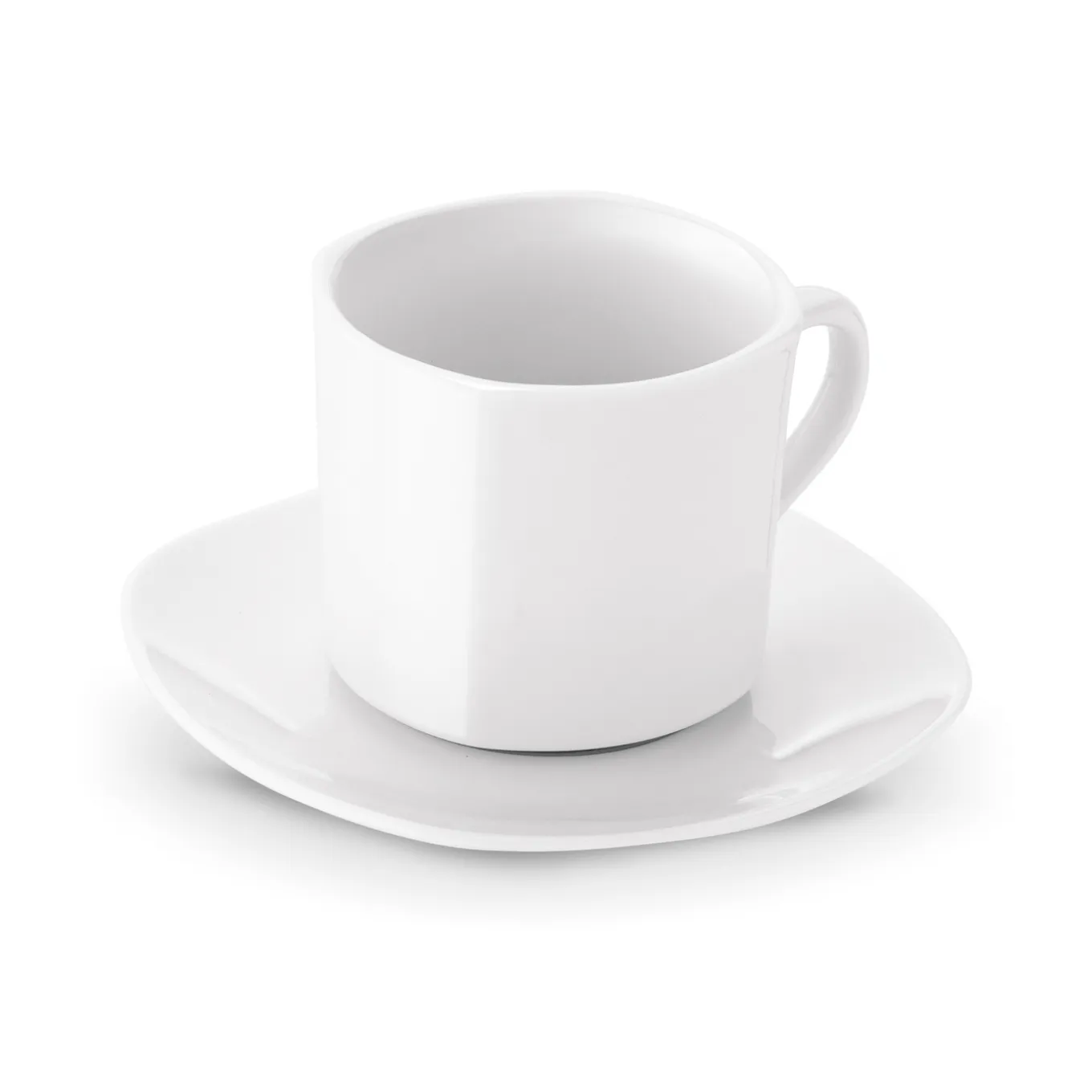 Komplet 6 filiżanek do kawy ze spodkami Tadar 220 ml