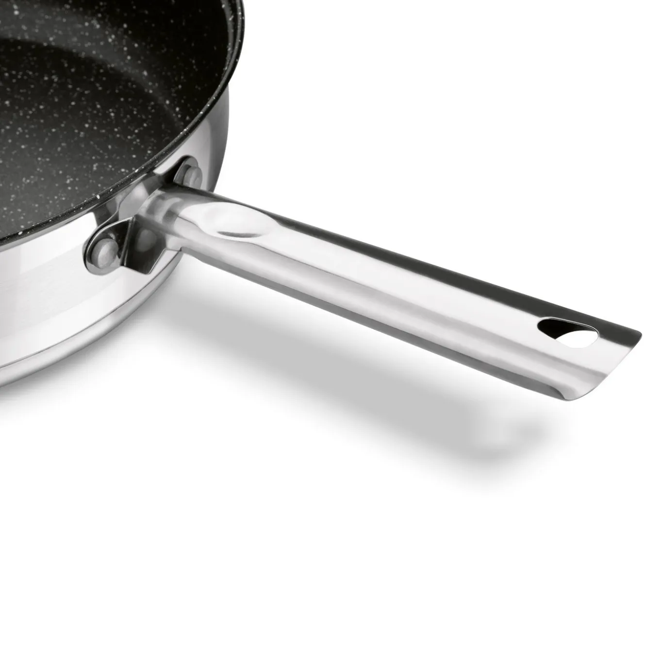 Komplet garnków nierdzewnych z patelnią non stick Tadar Roger 12 elementów