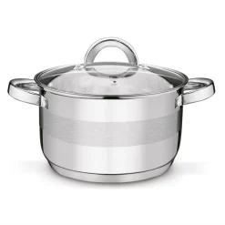 Komplet garnków nierdzewnych z patelnią non stick Tadar Roger 12 elementów