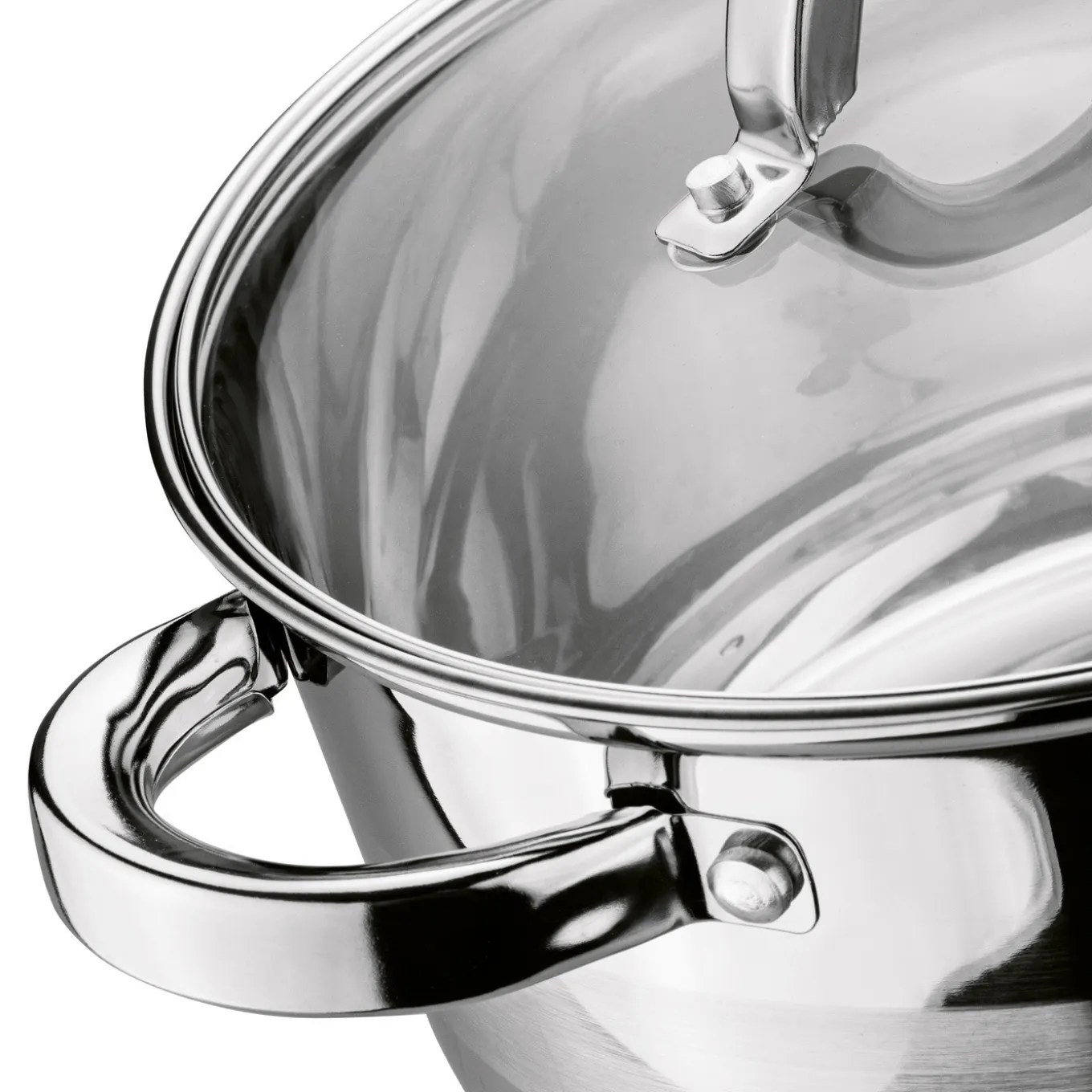 Komplet garnków nierdzewnych z patelnią non stick Tadar Roger 12 elementów