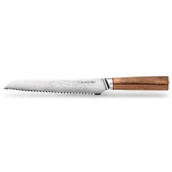 Komplet 6 noży Starke Pro Damascus Takeru w skórzanej torbie