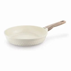 Komplet 3 patelni ceramicznych Konighoffer Rosti 20 24 28 cm kremowe