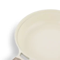 Komplet 3 patelni ceramicznych Konighoffer Rosti 20 24 28 cm kremowe