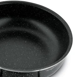 Komplet patelni głębokich z odpinaną rączką Konighoffer Spinel Black 20 / 24 / 28 cm indukcja