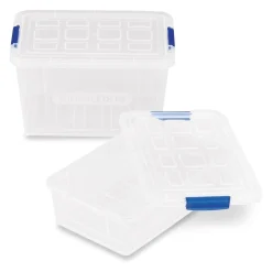 Komplet 2 pojemników na żywność Plastic Forte Mini 200 ml i 400 ml