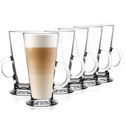 Komplet sześciu szklanek Tadar Caffe Latte 250 ml