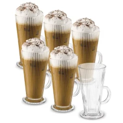 Komplet szklanek Tadar Latte Anastazja 300 ml 6 sztuk