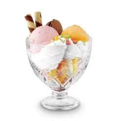 Komplet 6 szklanych pucharków deserowych Tadar Helado 400 ml