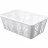 Koszyk plastikowy uniwersalny Branq Zebra 30 x 20 x 11,1 cm biały