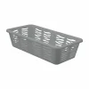 Koszyk plastikowy uniwersalny Branq Zebra 19,7 x 10 x 5 cm szary