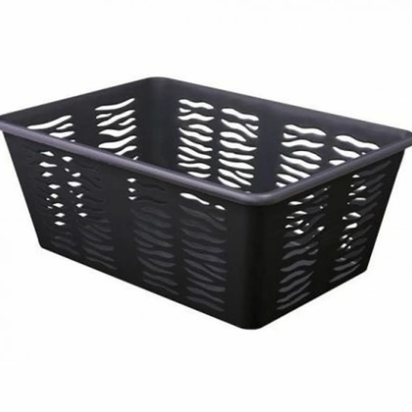 Koszyk plastikowy uniwersalny Branq Zebra 36,4 x 25,4 x 14,5 cm antracytowy